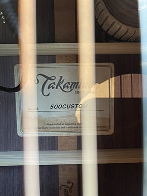 Takamine 500 custom Takamine 500 custom