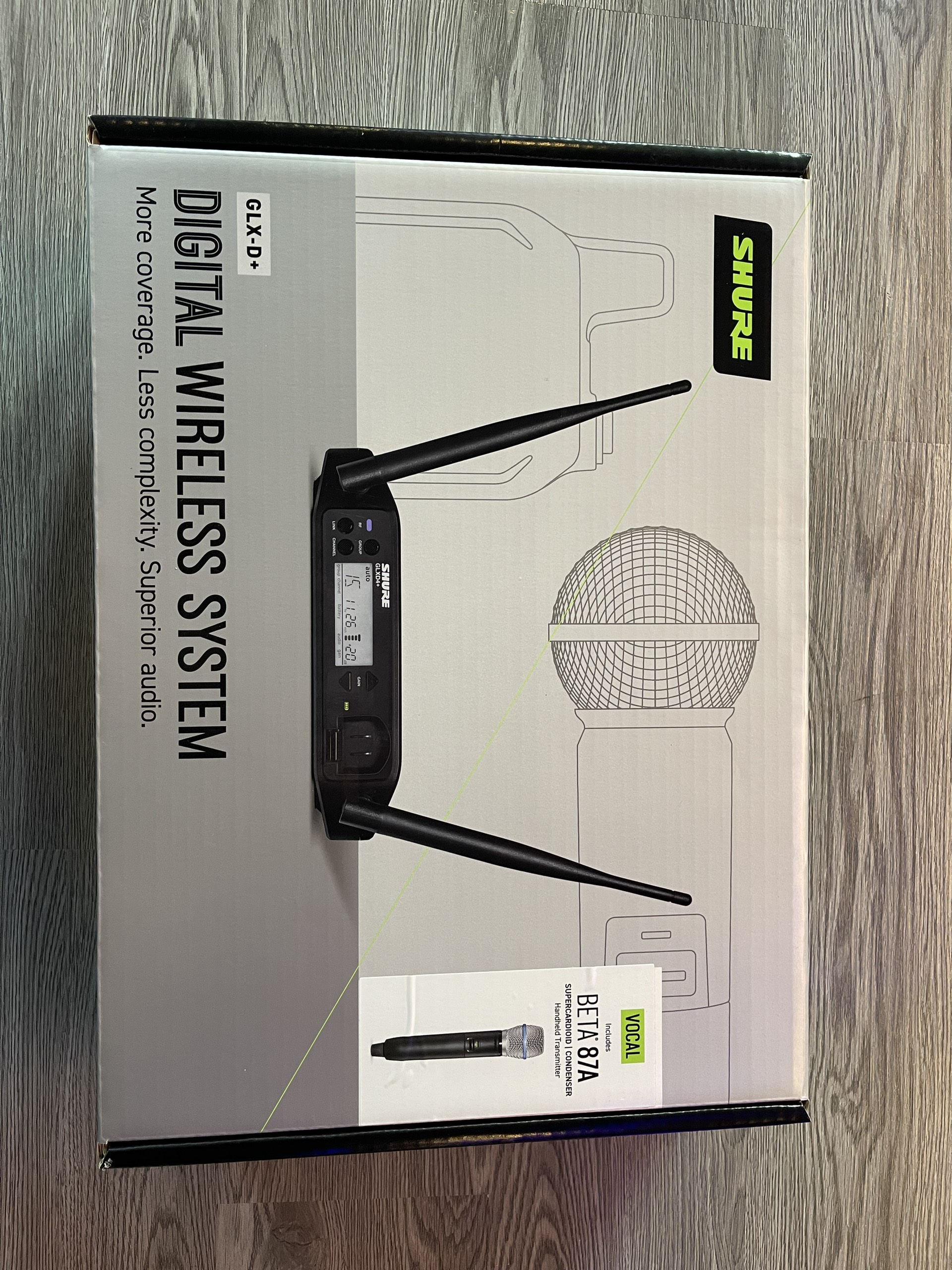 Bộ Mic Shure Beta 87A GLX-D Digital Wireless System