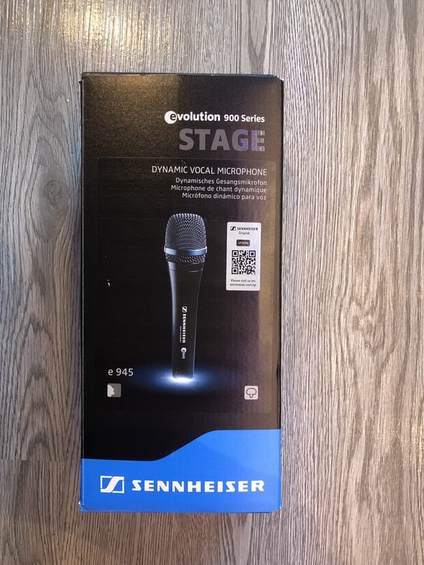 Mic Sennheiser Evolution 900 Series Stage Dynamic Vocal Microphone E945