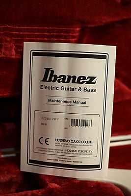 Ibanez az2402 Prestige trắng 2021