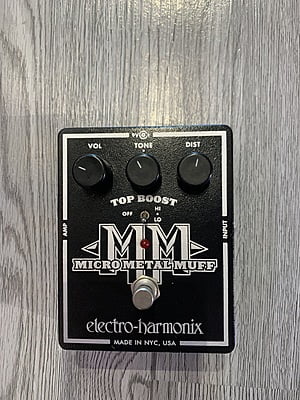 Fuzz Electro Harmonix Micro Metal Muff Top Boost