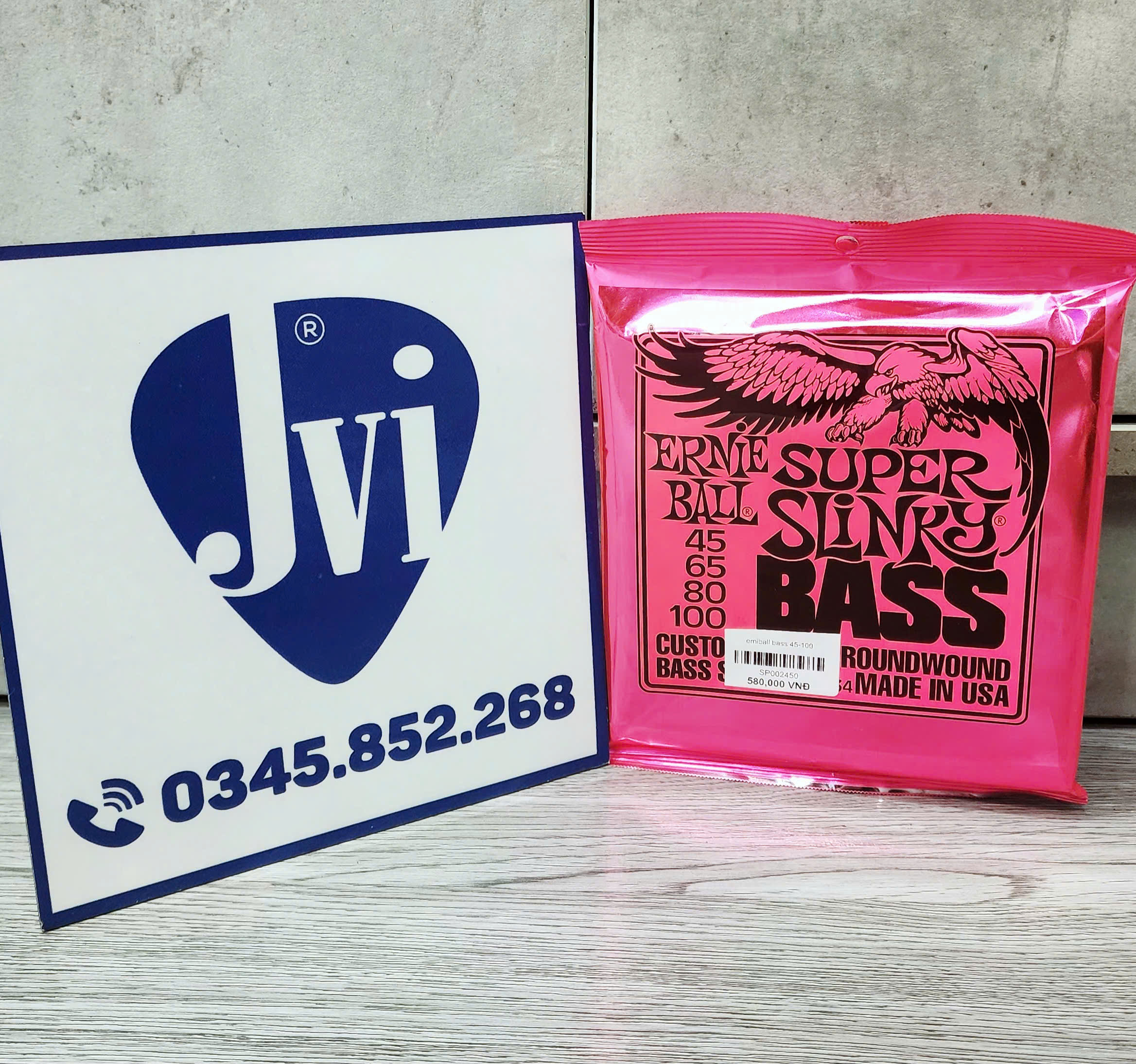 Dây Ernie ball Eletric Bass 4 String 45-100