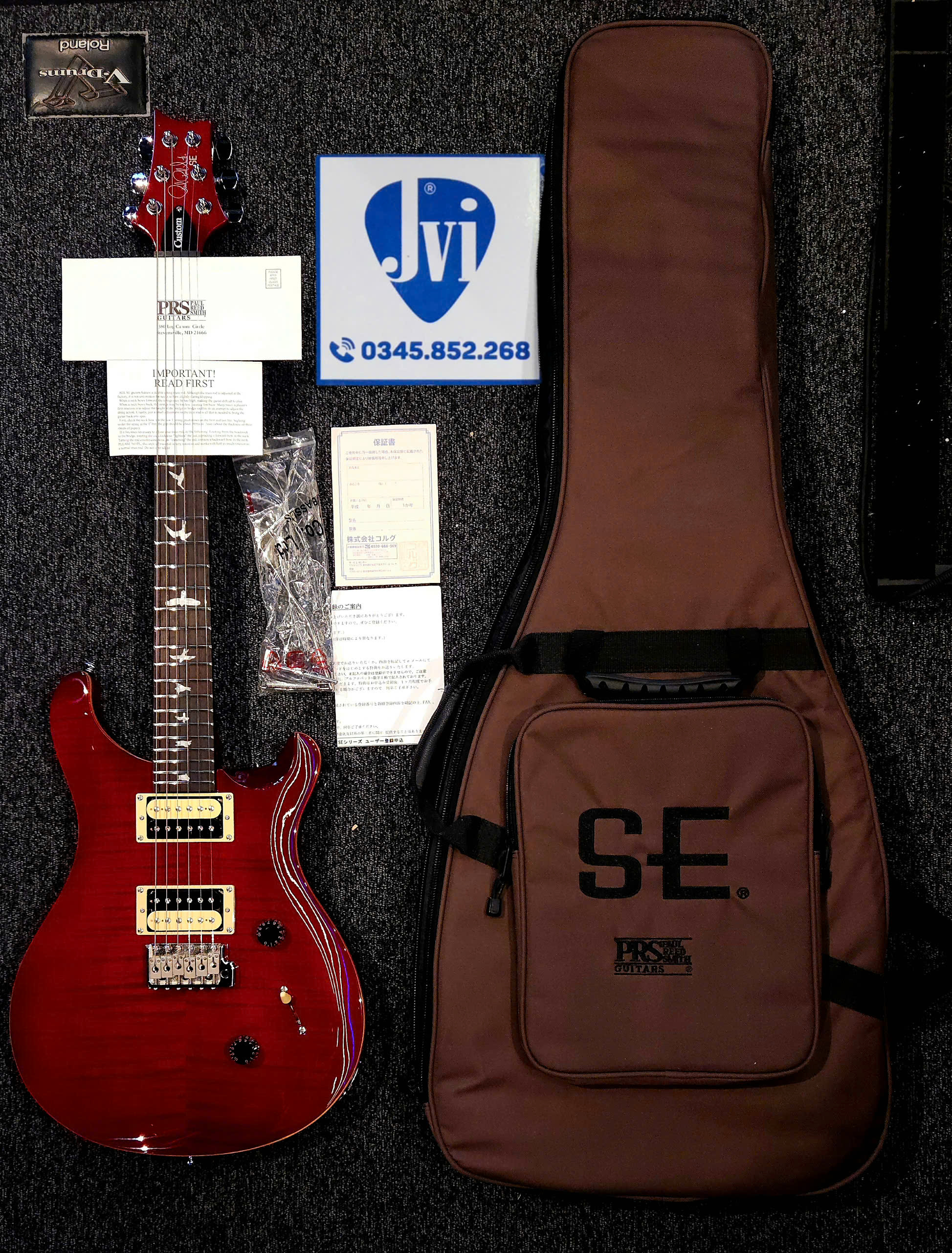 PRS Custom 24 SE Scarlet Red PRS Custom 24 SE Scarlet Red